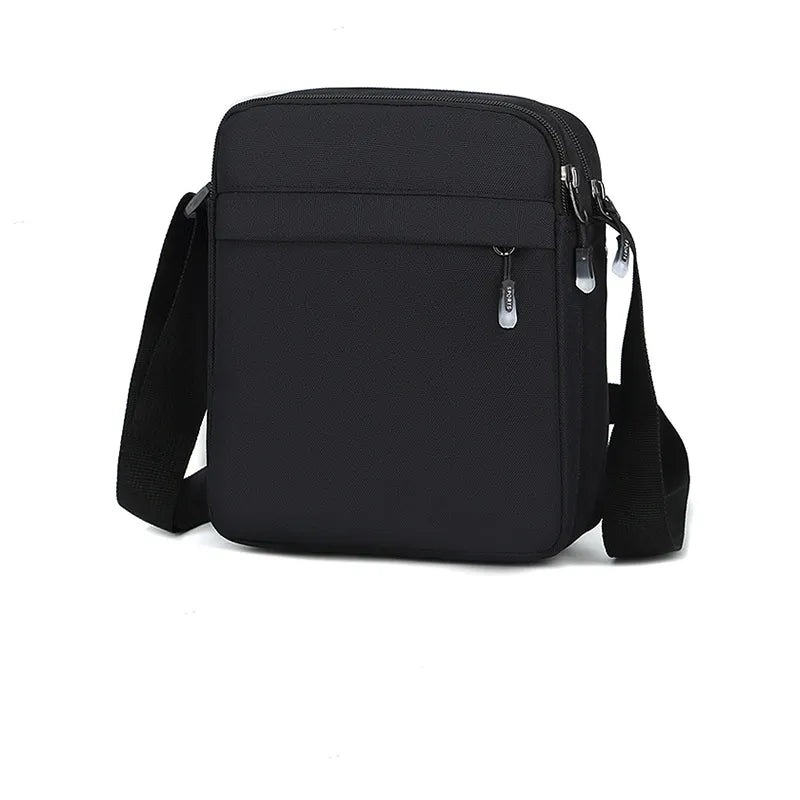 New shoulder bag trendy Oxford cloth shoulder bag men's messenger bag casual simple mobile phone bag waist bag