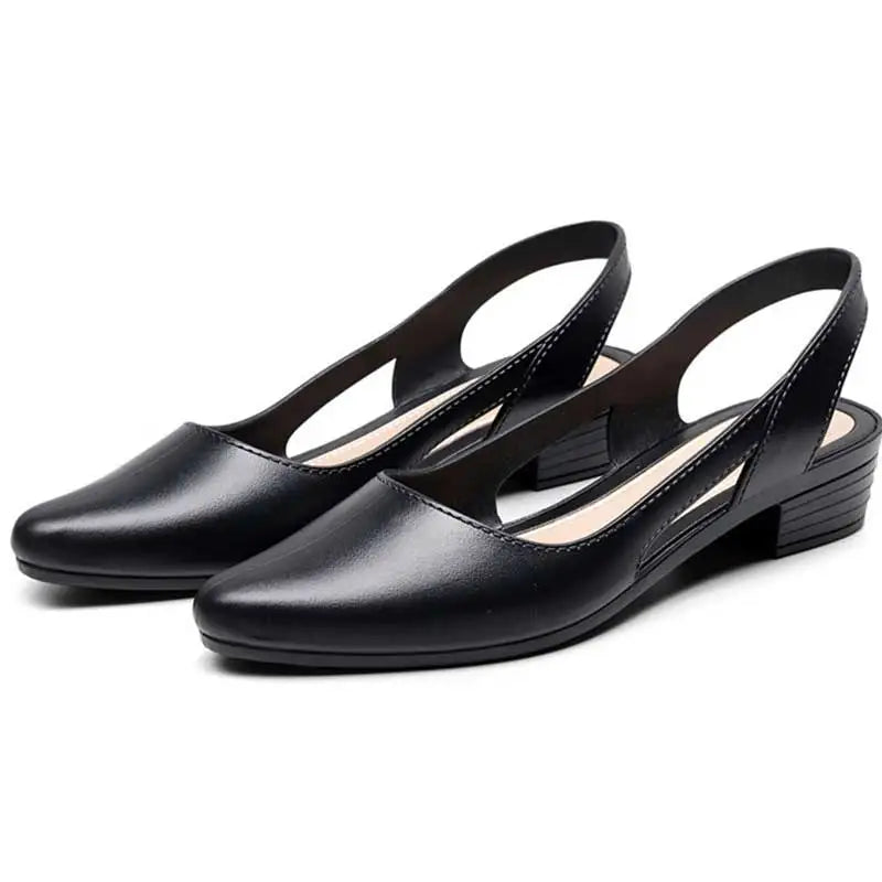 2020 Spring Women shoes apricot Pumps Pointed toe High Heels Comfort Slip On Female Wedge Shoes Black Pink Casual Ladies Shoes