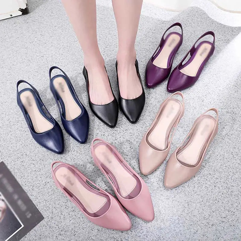 2020 Spring Women shoes apricot Pumps Pointed toe High Heels Comfort Slip On Female Wedge Shoes Black Pink Casual Ladies Shoes