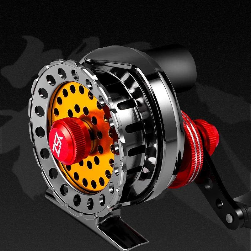 EBZOOL 46+ 1BB 2.6:1 65MM Fly Fishing Reel Wheel with High Foot Fishing Reels Fishing Reel Wheels pesca