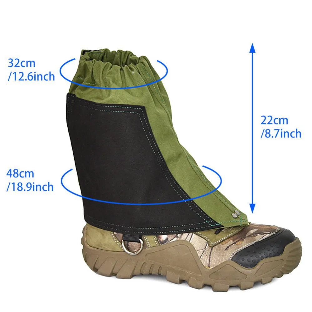 Waterproof Snow Leg Gaiters Hiking Boot Legging Shoes Warmer Snake Shoe Cover Tourist Outdoor Camping Trekking Climbing Hunting