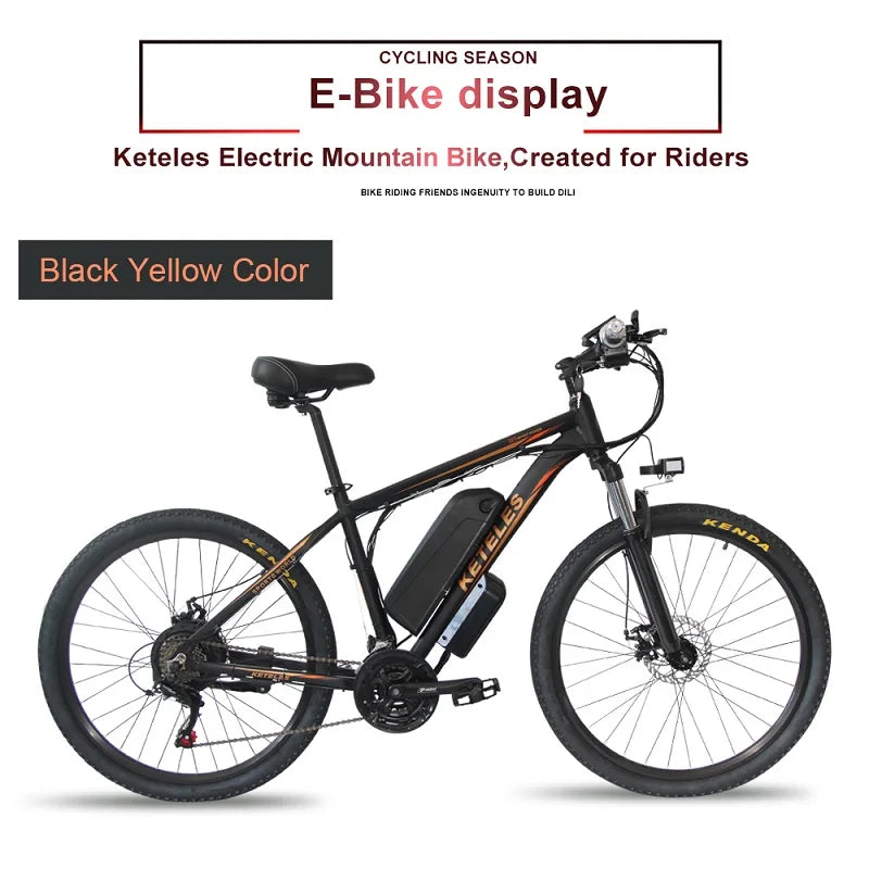 EU Stock E-Bike 250W Motor 48V 18AH Lithium Battery Electric Mountain Bike in EU Warehouse Fast Shipping