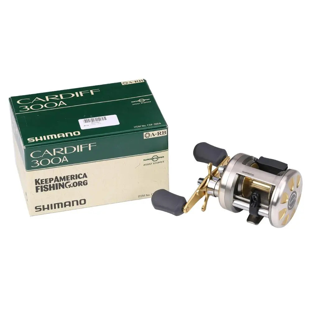 SHIMANO CARDIFF 200A 201A 300A 301A 400A 401A Baitcasting Fishing Reel 4+1BB 5.8:1 Saltwater TROLLING Cast Drum Fishing Tackle