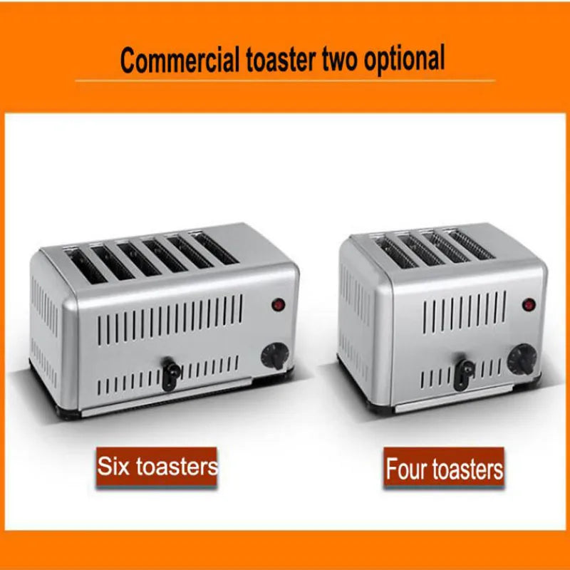 1500w 220V Toaster Bread Toasters oven baking kitchen appliances toast machine breakfast sandwich fast safety maker