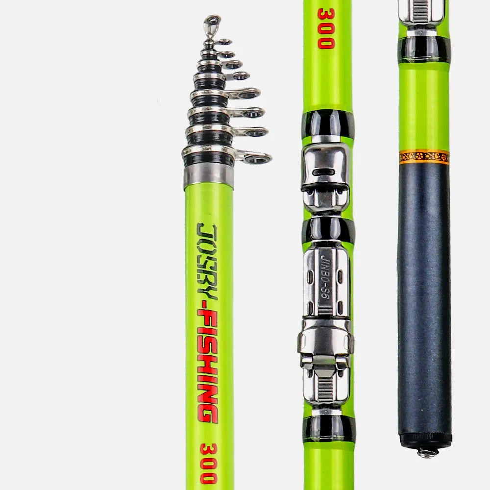 Telescopic Rock Fishing Rod Spinning Fly Carp Feeder Carbon Fiber Pesca 3M 2.7M 2.4M 2.1M 1.8M 1.5M Mini Travel Reel Seat