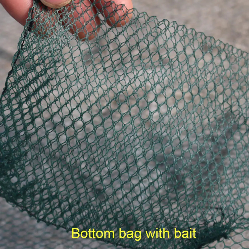 Portable Folded Fishing Net Baits Mesh Trap Durable for Shrimp Minnow Crayfish