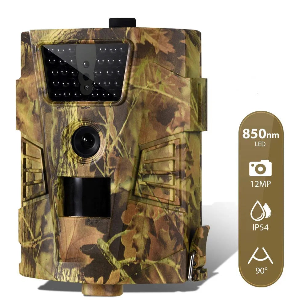 12MP 1080P Trail Hunting Camera  Wildcamera Wild Surveillance  Night Vision  Wildlife Scouting Cameras Photo Traps Track HT001B