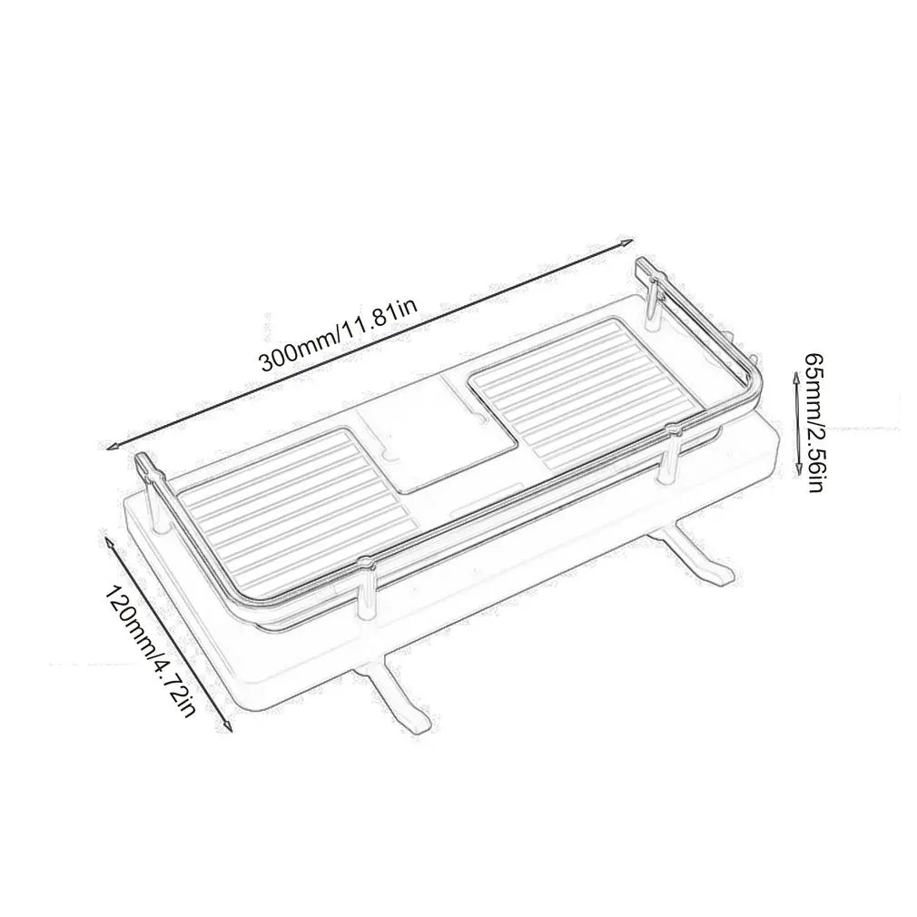 Shower Storage Holder Rack Organizer Bathroom Shelf Shampoo Tray Stand No Drilling Floating Shelf For Wall Household Item