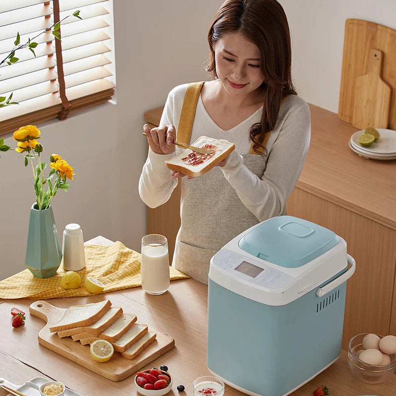 PE9866 Bread Maker Kneading and Fermentation Breakfast Making Machine Electric Bread Machine Toaster 750g Capacity