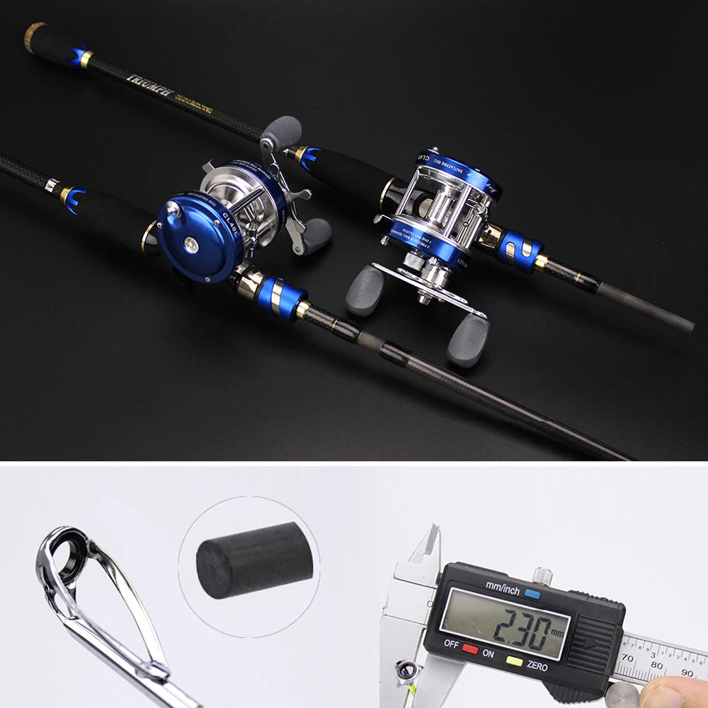 Telescopic Fishing Rod and Reel Combo Set Spinning Casting Sea Fishing Pole with All Metal Bait Wheel Double Brake Saltwater