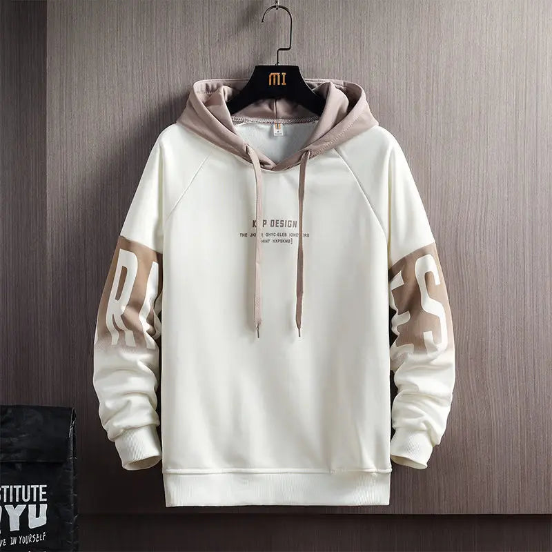 Spring Autumn Men's Hoodies Kpop Fashion Harajuku Letter Print Hoodies Sweatshirts Men Streetwear Trend Men Clothing Hoodies Men