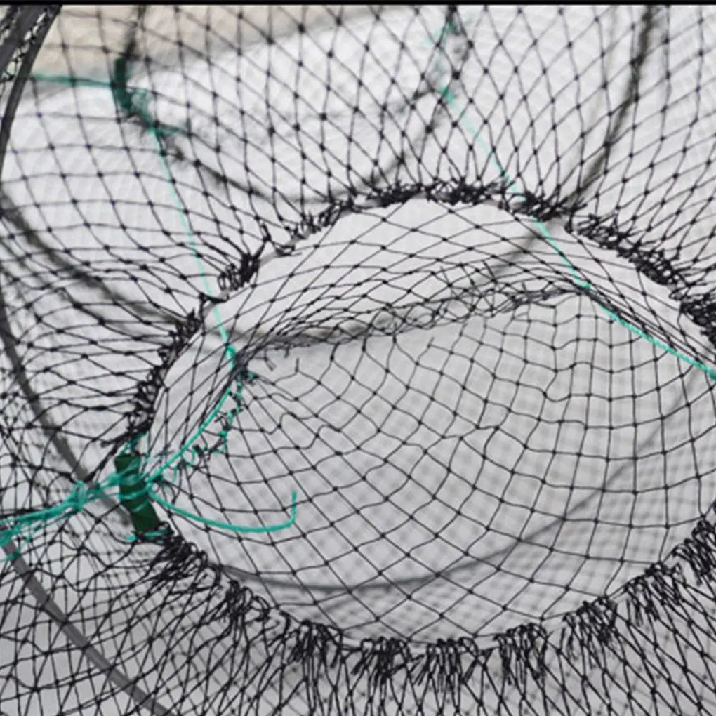 Foldable Mesh Crab Crayfish Lobster Catcher Pot Shrimp Prawn Hand Trap Fishing Net Accessories Fishing Network Fish Trap Cage