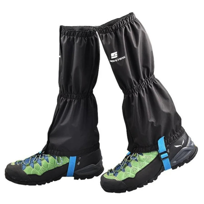 1 Pair Waterproof Outdoor Hiking Walking Climbing Hunting Snow Legging Gaiters Ski Gaiters For Men And Women New Style