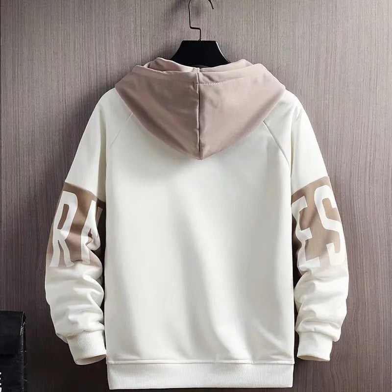 Spring Autumn Men's Hoodies Kpop Fashion Harajuku Letter Print Hoodies Sweatshirts Men Streetwear Trend Men Clothing Hoodies Men