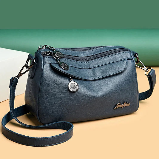 Vintage Soft Leather women shoulder Bags Luxury Handbags Women Bags Designer Small Crossbody Bags for Women 2020 Messenger Bag