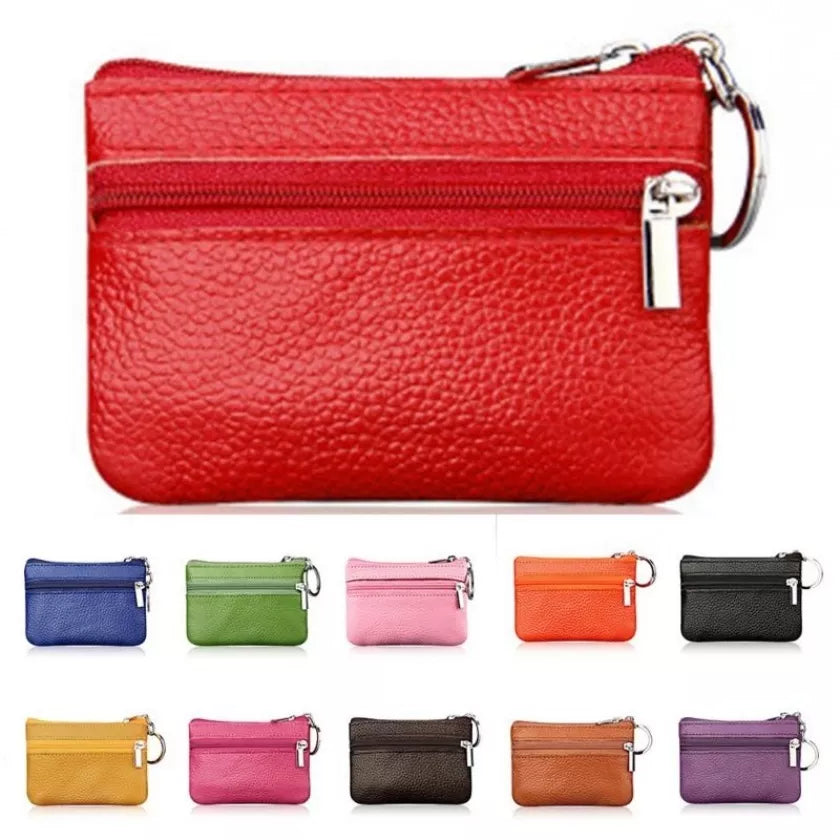 2019 Brand Casual Women Fashion Genuine Leather Car Key Holder Keyring Pouch Coin Purse Case Wallet