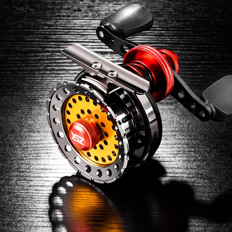 EBZOOL 46+ 1BB 2.6:1 65MM Fly Fishing Reel Wheel with High Foot Fishing Reels Fishing Reel Wheels pesca