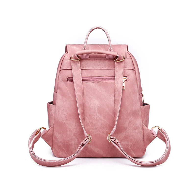 Fashion Woman Backpacks Lady's Leather Backpacks Female school backpack women Shoulder bags for teenage girls Travel Back Tassel