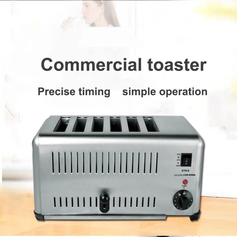 1500w 220V Toaster Bread Toasters oven baking kitchen appliances toast machine breakfast sandwich fast safety maker