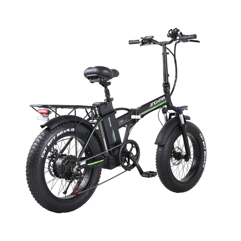 20 Inch Snow Beach Folding Cross-country Electric Bicycle City E-bike 4.0 Fat Tire Mountain Electric Bike