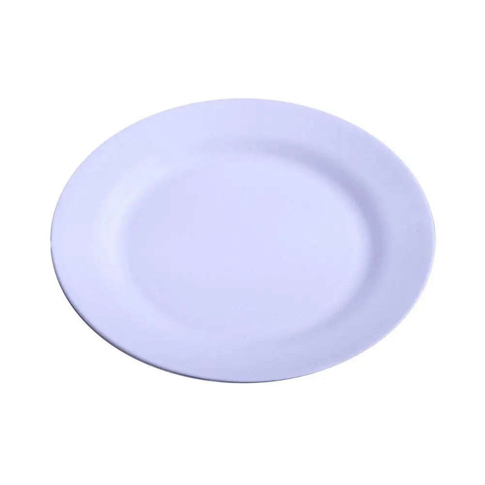 25cm Plates dinnerware Wheat Straw Plates Unbreakable Lightweight Dinner Plates Reusable plastic plate Set Set Dinner Plates