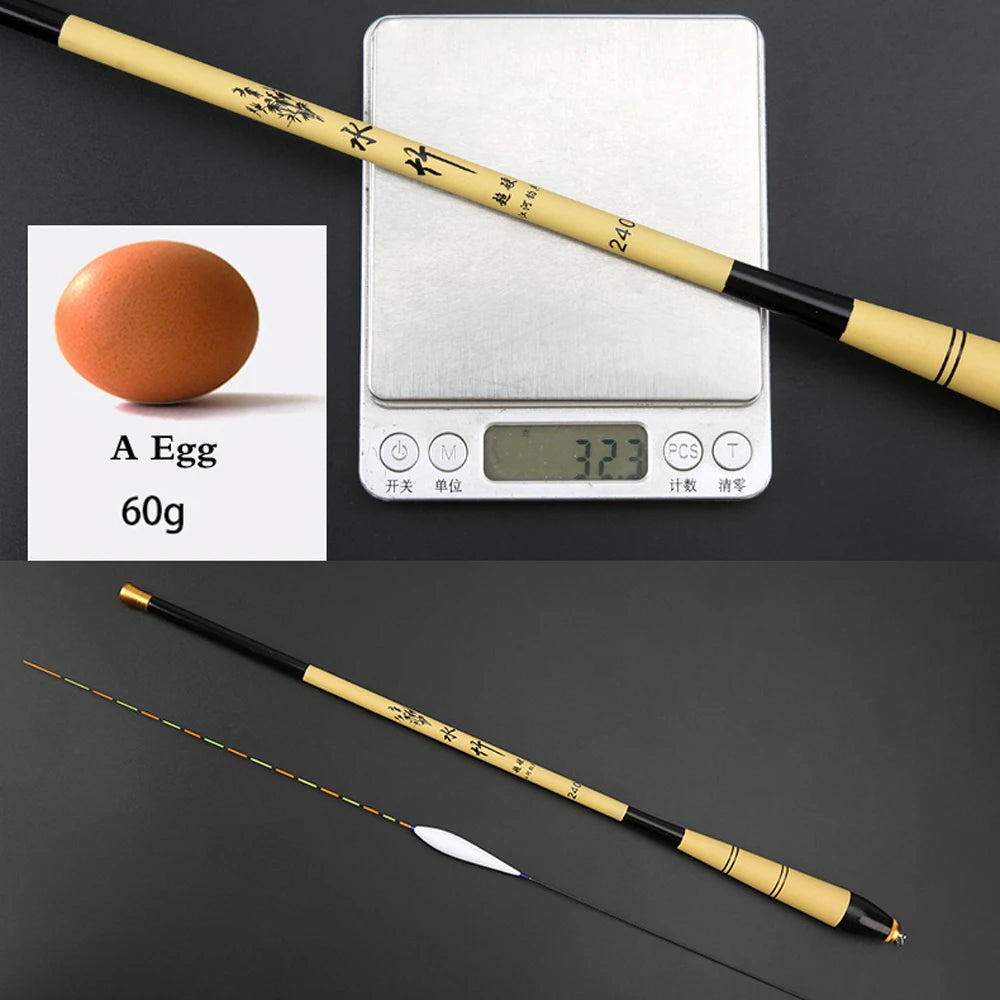 Super Light Strong Carbon Fiber Hand Fishing Pole Super Hard Telescopic Fishing Rod 2.1/3.6/4.5/5.4/6.3M Long Feeder Stream Rods