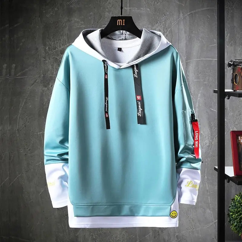 Spring Autumn Men's Hoodie Harajuku Fashion Korean Streetwear Sweatshirt Men Casual Men Clothing Trend Long Sleeve Hoodies Men