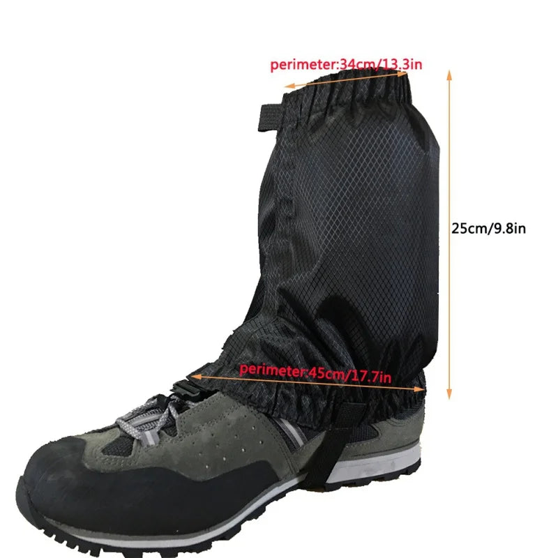 Waterproof Leg Covers Legging Gaiter Climbing Camping Hiking Ski Boot Travel Shoe Snow Gaiters Legs Protection