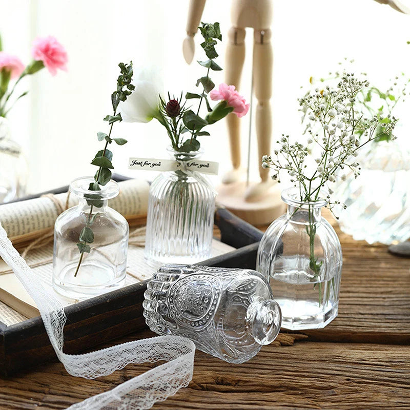 Nordic Plant Vase Wedding Decor Centerpiece Table Ornaments Transparent Vases