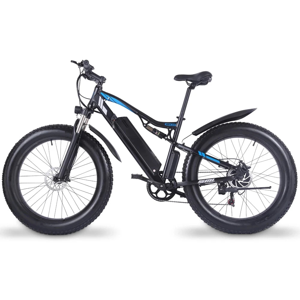 1000W Electric Bike 26"*4.0" Fat Tires MX03 Ebike 48V 17AH Mountain Bike Snowbike Sport Cycling Electronic Bikes for Adult