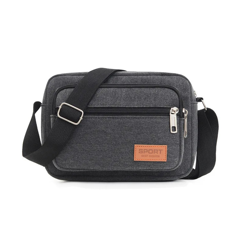 Men Canvas Small Shoulder Bags Casual Tote Travel Men's Crossbody Bag Luxury Messenger Bags Fashion High Quality Handbag