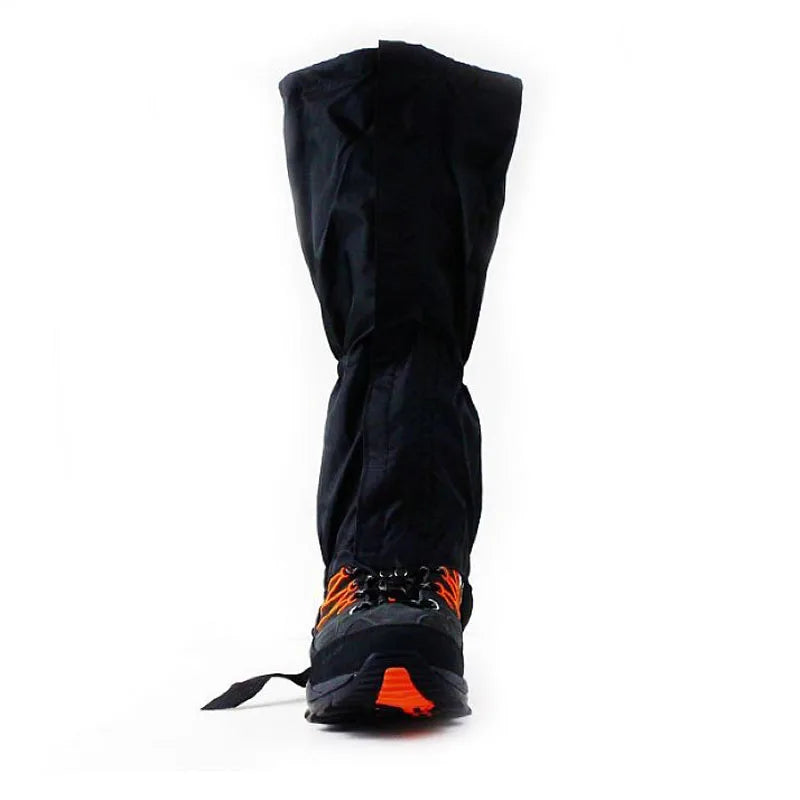 Free Shipping 1 Pair Black Waterproof Outdoor Hiking Walking Climbing Hunting Snow Legging Gaiters