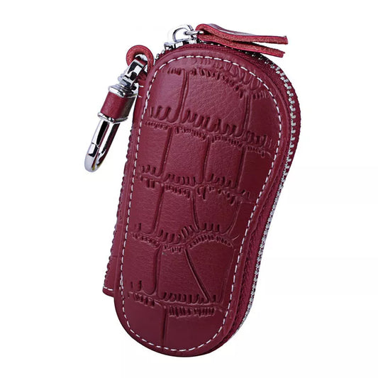 Genuine Leather Keychain Holder Organizer Wallet EDC Case Car Automobie Key Pouch Men Women Housekeeper Keys Bag