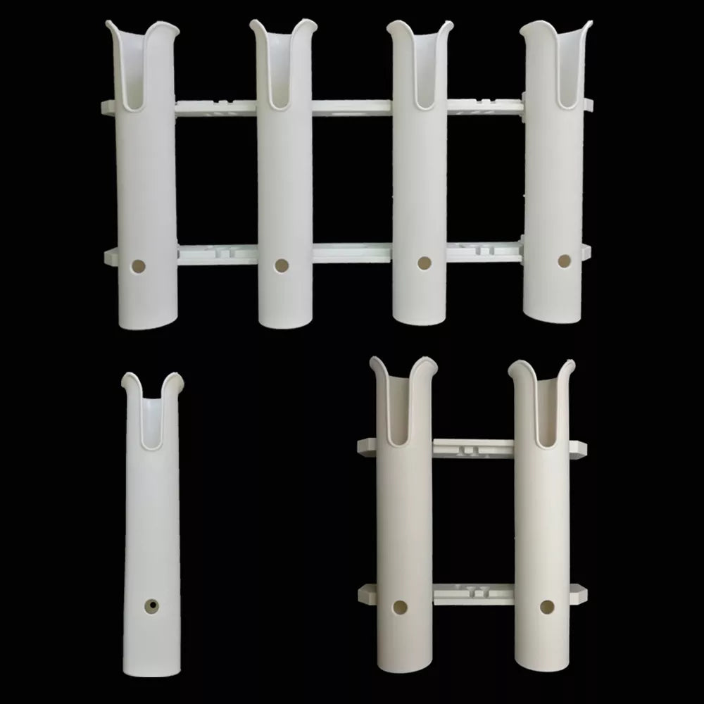 Tube Fishing Rod Holder Kayak Canoe Yacht Mounted Tube Socket Pole Bracket Stand Marine Fishing Box Kit