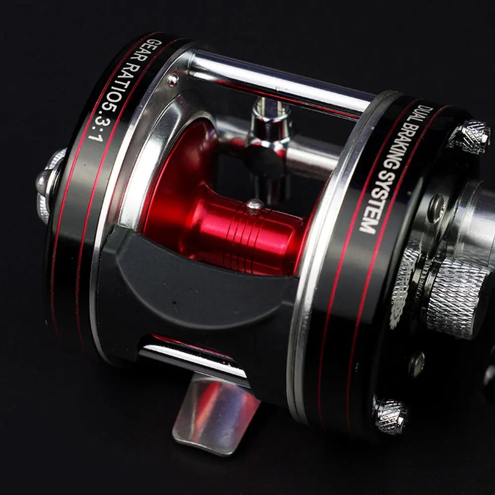 All-metal bait reel 8 brakes Right Left Hand Bait Casting Fishing Reel 6+1BB 5.3:1 305g Baitcasting Reel High-strength body