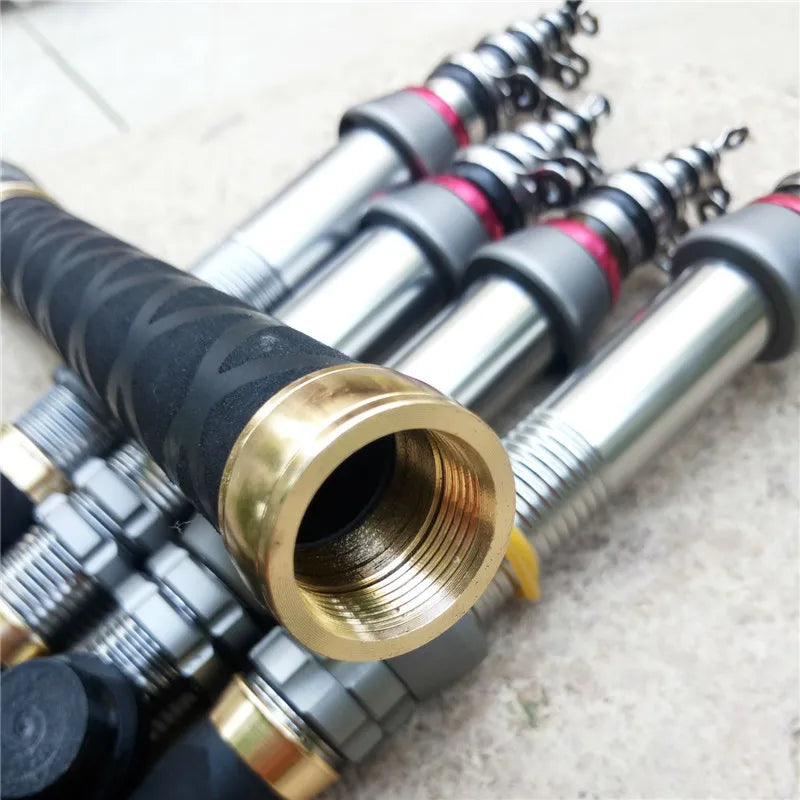 99% Carbon 1.3M 1.5M 1.8M 2.4M Portable Telescopic Carp Feeder Fishing Rod Spinning Fish Hand Fishing Tackle Sea Ocean Rod