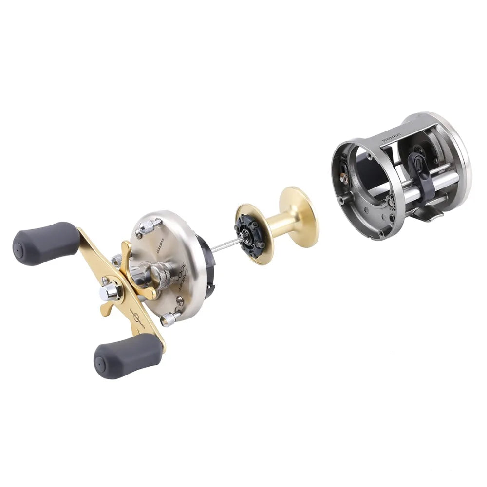 SHIMANO CARDIFF 200A 201A 300A 301A 400A 401A Baitcasting Fishing Reel 4+1BB 5.8:1 Saltwater TROLLING Cast Drum Fishing Tackle