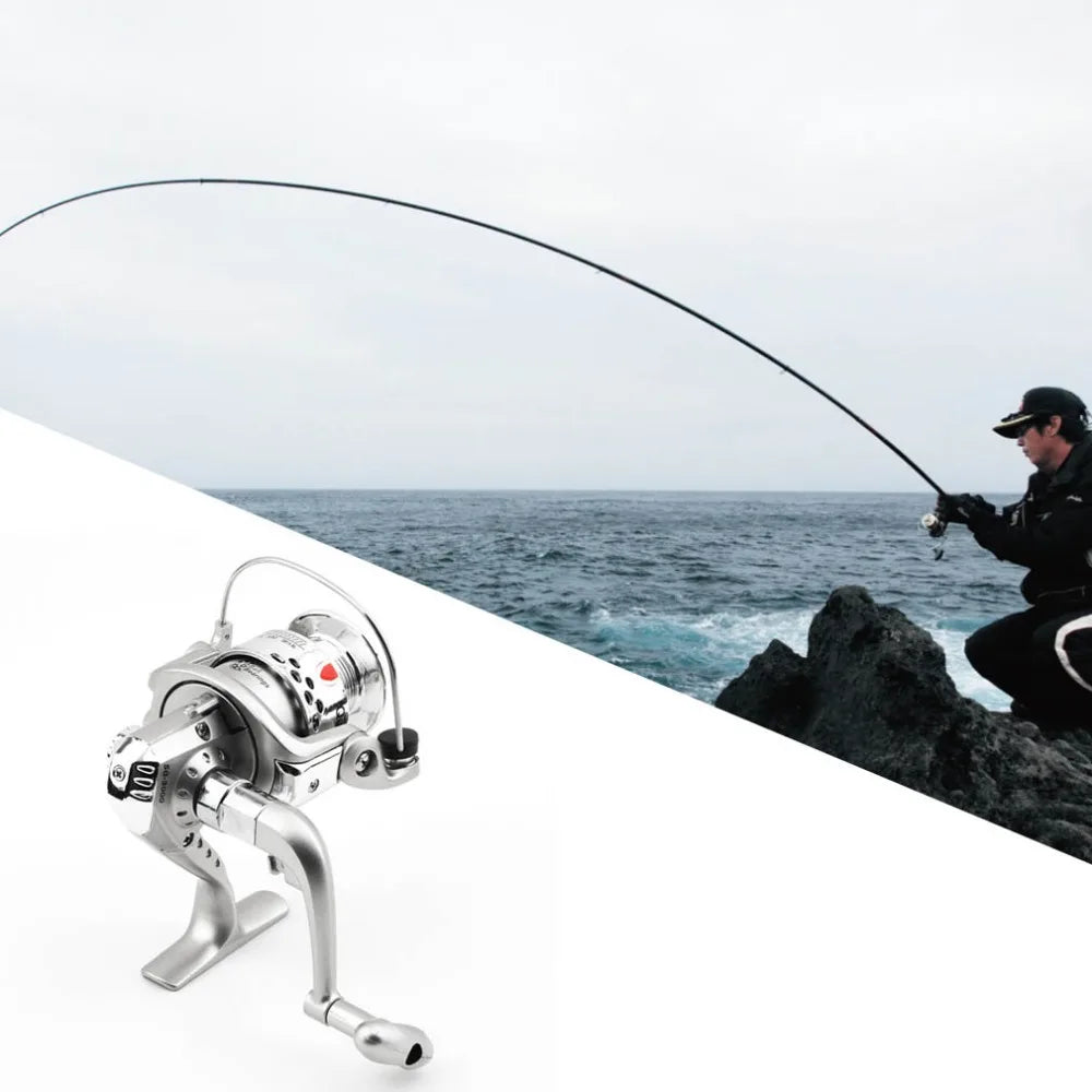 5.1:1 6BB Ball Bearings Fishing Spinning Reel Left/Right SG-3000 ABS Spool Fishing Boat for Ocean Lake Flow Sea Fishing Wheel