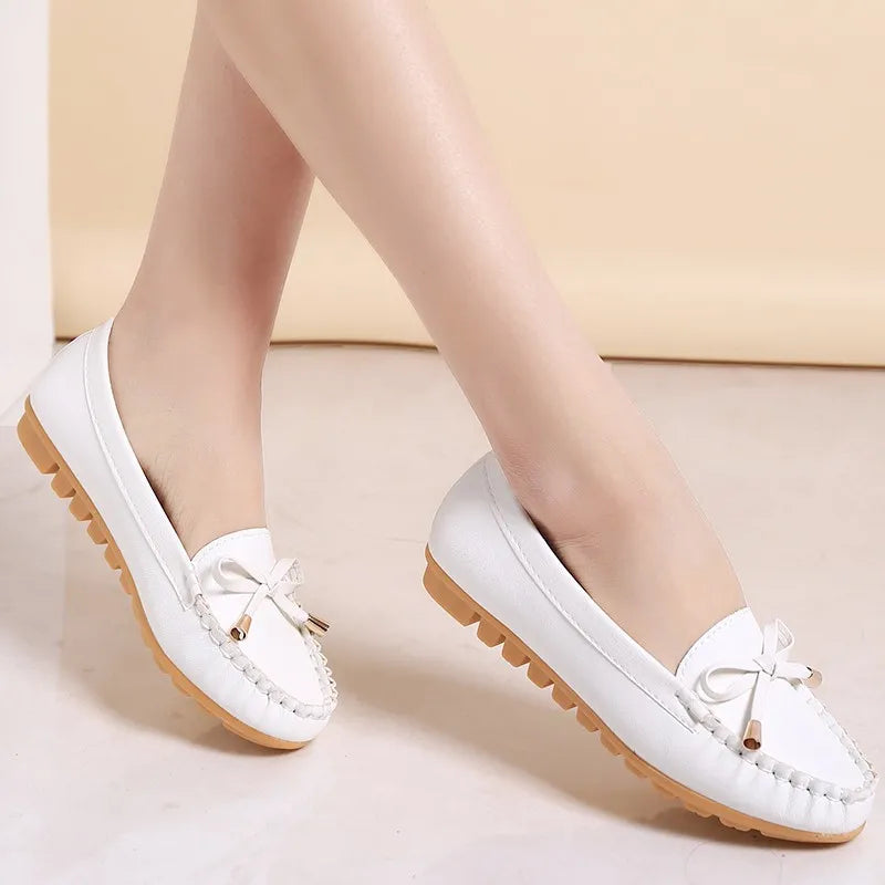 Big Size 35-43 Women Loafers Candy Color Flats Soft Slip on Flat Shoes Woman Ballet Flats Boat Shoes Ladies Shoes zapatos mujer