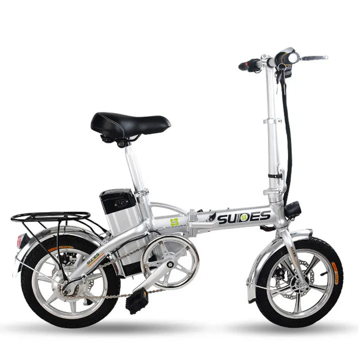 New 2016 X-Front Brand Foldable Electric bicycle 14 inch Mini Cool Cycling 15A E-Bike disc brake lithium battery electric bike