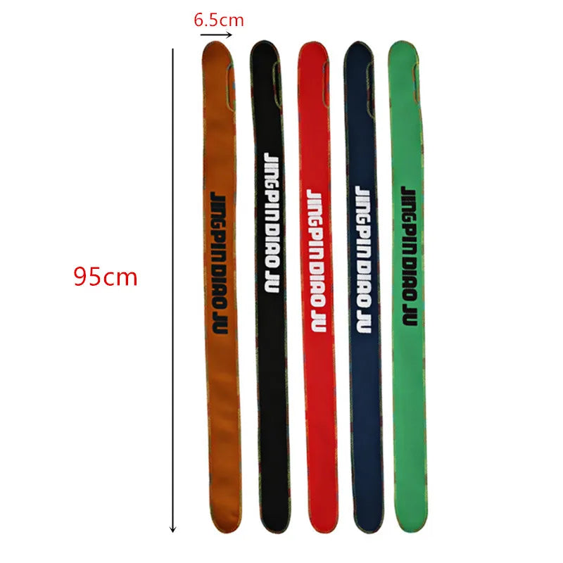 1pcs High Elastic Nylon Fishing Rod Protection Bag Rod Telescopic Pole Bag Cover Multicolor Rope Bags Sock Glove Protector Bag