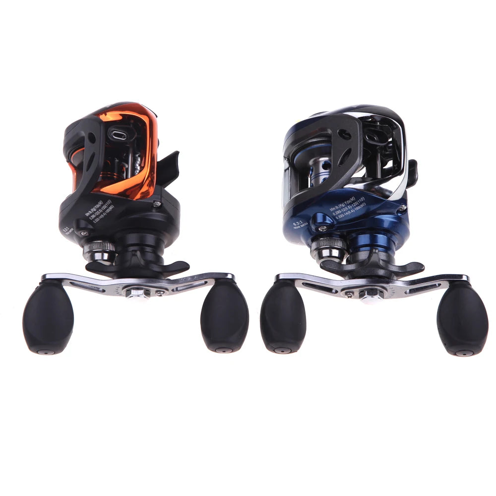 LIXADA 10+1BB Left/Right Baitcasting Fishing Reel 6:3:1 Bait Casting Fishing Reels For Carp Fishing Carretilhas Pesca AF103