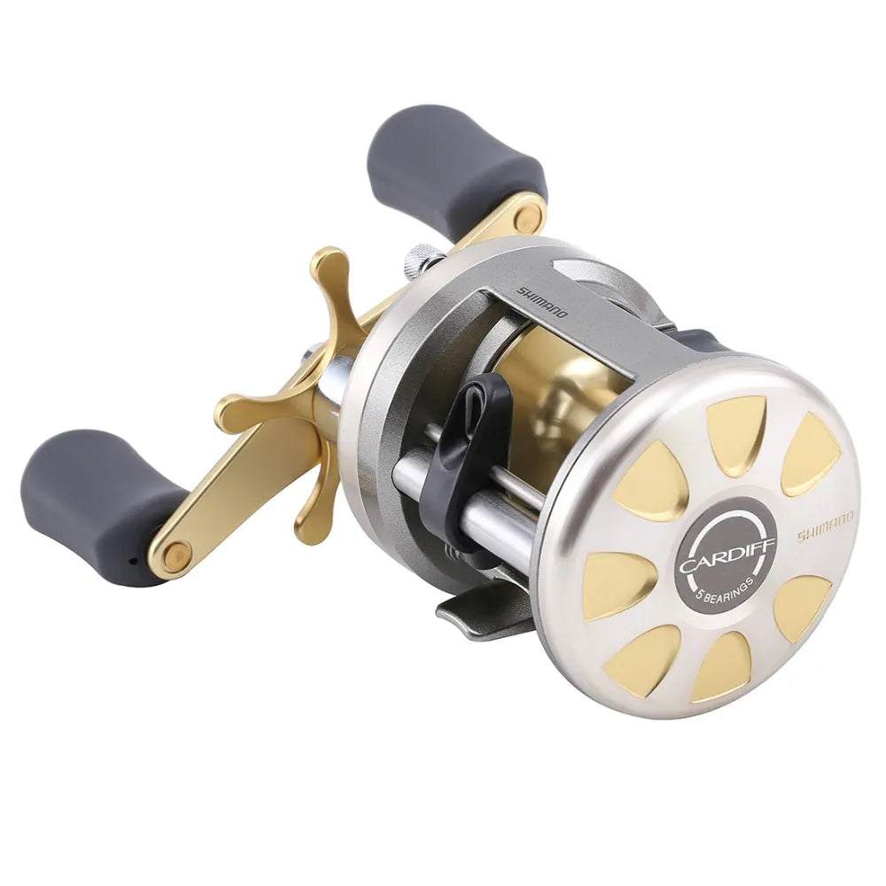 SHIMANO CARDIFF 200A 201A 300A 301A 400A 401A Baitcasting Fishing Reel 4+1BB 5.8:1 Saltwater TROLLING Cast Drum Fishing Tackle