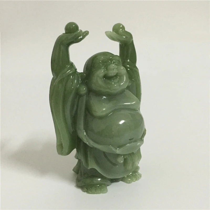 Chinese Happy Maitreya Buddha Statue Sculptures Handmade Crafts Home Decoration Lucky Gifts Laughing Buddha Statues Figurine