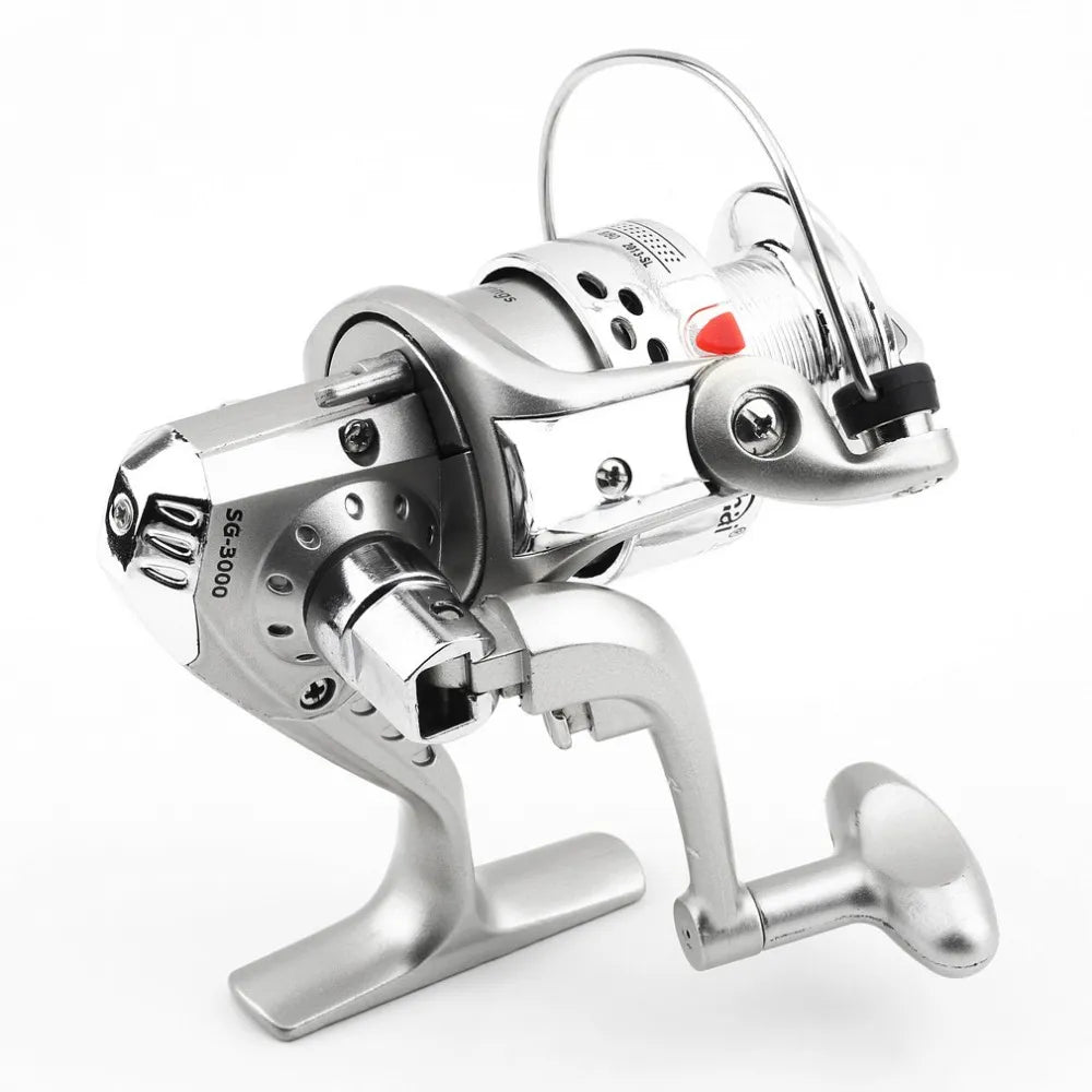 5.1:1 6BB Ball Bearings Fishing Spinning Reel Left/Right SG-3000 ABS Spool Fishing Boat for Ocean Lake Flow Sea Fishing Wheel