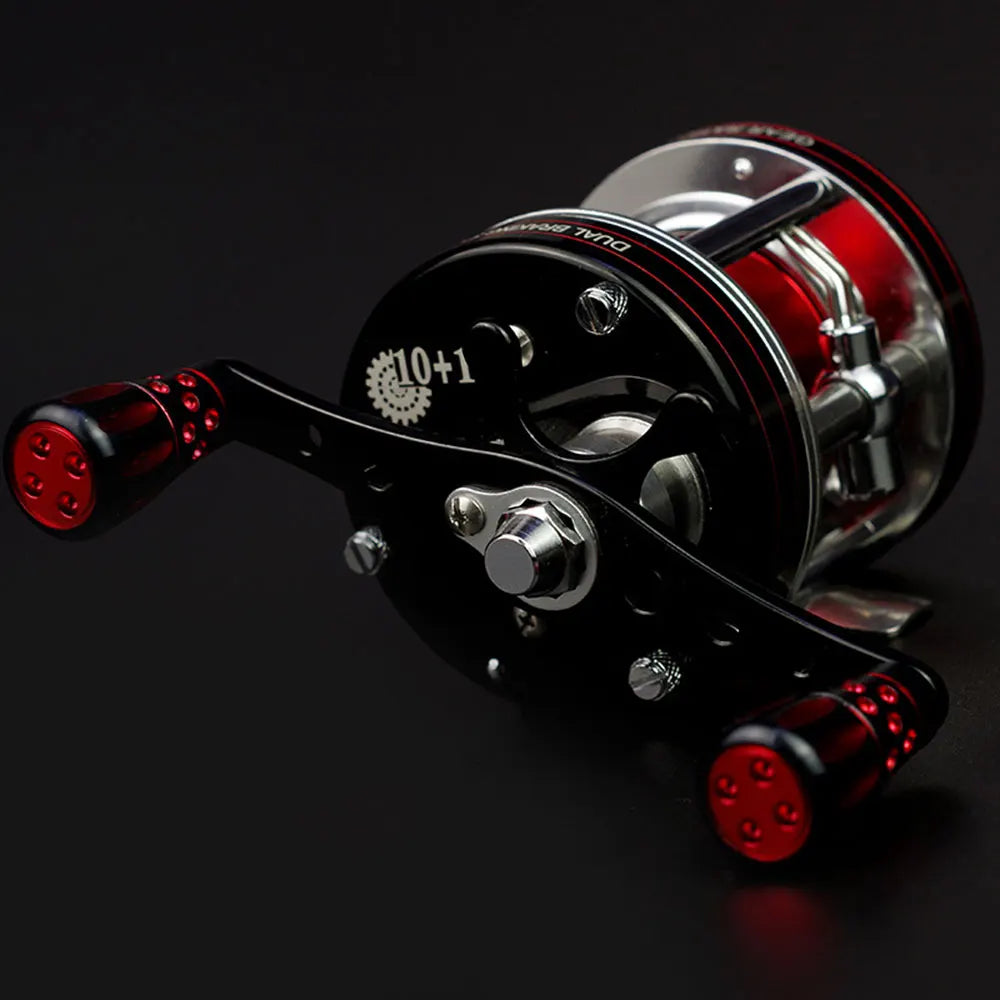 All-metal bait reel 8 brakes Right Left Hand Bait Casting Fishing Reel 6+1BB 5.3:1 305g Baitcasting Reel High-strength body