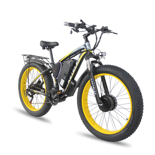 Fast Delivery EU Stock Fat Tire Two Motor 2000W E-Bike 2x1000W dual Motor 23AH Lithium Battery 26"x4.0" Electric Bike