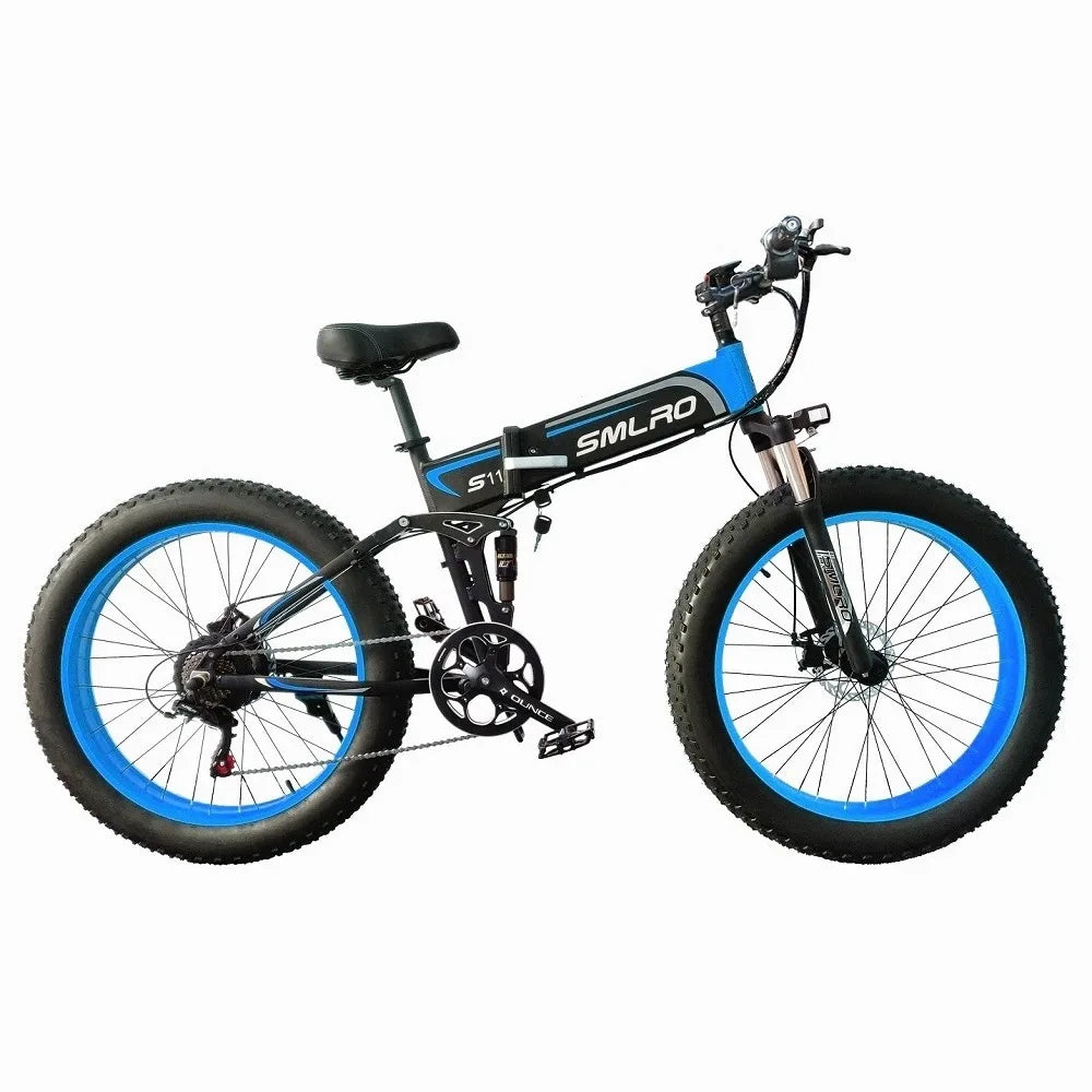 Electric Bike 1000W Motor Snow Bike Electric Bike Folding Ebike 48V Electric Bicycle 4.0 Fat Tire e bike SAMSUNG Lithium Battery