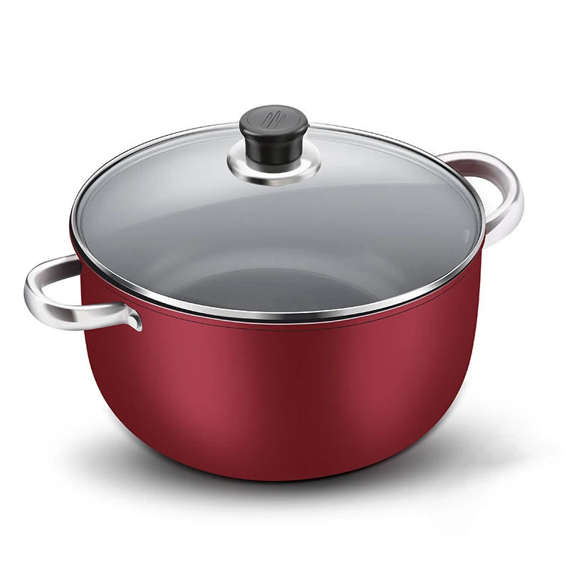 Soup Pot Non-stick Pot Thick Soup Stew Pot Cook Noodles Hot Milk Porridge Pot Gas Cooker Universal Induction Pot Instant Pot