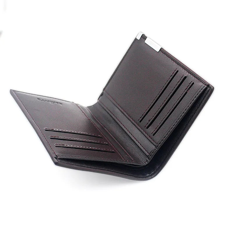 High Quality USA FBI Department Of Justice Men Women Leather Wallet Billfold Slim Credit Card/ID Holders Inserts Short Purses